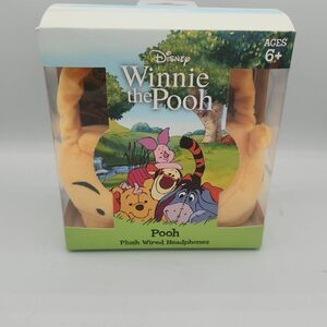 Disney Winnie the Pooh wired plush headphones